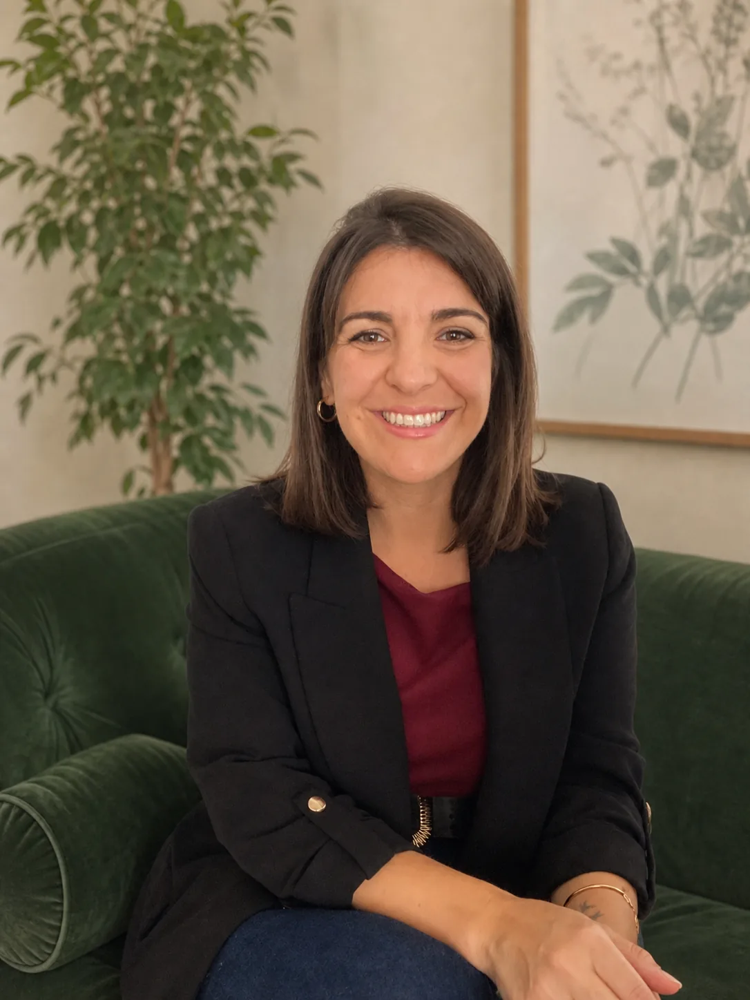 Yasmina Martínez de la Riva, psicóloga general sanitaria de El Diván Verde